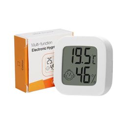 Vochtmeters Groothandel LCD Digitale Thermometer Hygrometer Binnenkamer Elektronische Temperatuur-vochtigheidsmeter Sensormeter Weer St Dhvrl