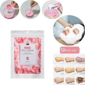 Hidratante Crystal Film Powder Spa Mascarilla facial Salón de belleza Hidratante Natural Jelly Peel Off Rose Gel Soft Powder