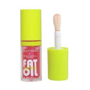 Hydraterende Glitter Lipgloss Lip Voller Make-up Shimmer Voedzaam Vloeibare Lipstick Transparante Kers Minerale Lipolie Cosmetische 412