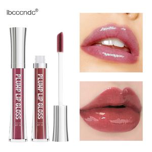 Hydraterende glans Opvullende lipgloss Lip voller Make-up Glitter Voedzame vloeibare lippenstift Minerale olie Heldere lipgloss