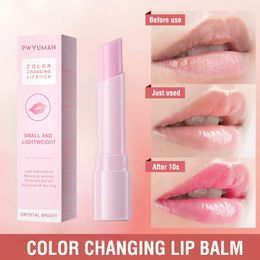Hydraterende Lippenbalsem Magische Kleurveranderende Lipstick Plumping Gloss Roze Care Moisturizer Vrouwelijke Make-Up Koreaanse Cosmetica 240311