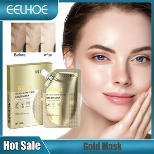 Hydrating rétinol Gold Mask Anti-Aging Contrôle de l'huile Acné Retirer les pores Venoir de serpent blanchissant masque facial