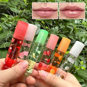 Hydraterende Aardbei Lipgloss Kristal Gedroogde Bloemen Lipgloss Olie voor Vrouwen Lippen Tint Zorg Transparante Vloeibare Glans Lip