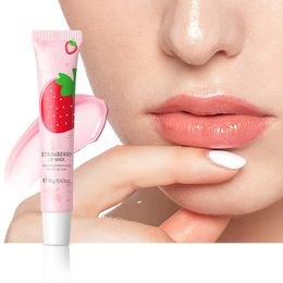 Hydraterend Aardbei-lipmasker Voedende gladde liplijnen Hydraterende lippenbalsem Make-up Verfrissende textuur Lipverzorging Behandeling Lipgloss Cosmetica
