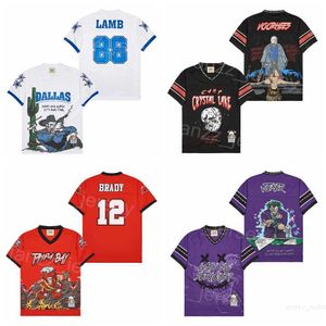 Maillots de football Moive Stitch Marque X AMERICAS Team 88 Lamb CAMP CRYSTAL LAKE JASON NOIR Voorhees PIRATE À TAMPA Bay ROUGE 12 Brady POURQUOI SI SÉRIEUX JOKER PURPLE Joker