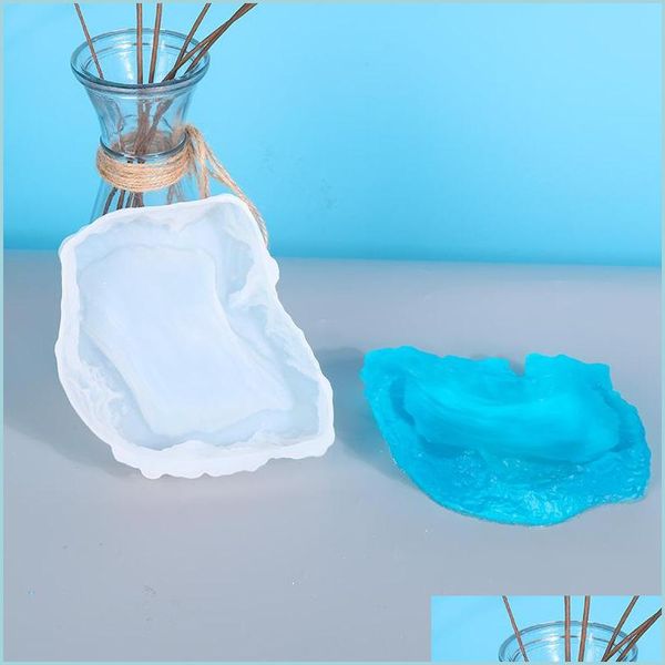 Moules Diy Bleu Océan Résine Moule Agate Mer Vague Sile Époxy À La Main Artisanat Décor À La Maison Drop Delivery 2021 Bijoux Outils Équipement Yydhho Dhylo