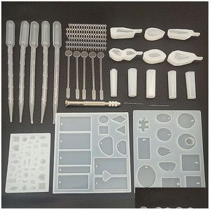 Mallen Diy Ambachtelijke Gereedschappen Kit Sile Crystal Mold Maken Sieraden Hanger Hars Gieten Handgemaakt Drop Delivery Sieraden Sieraden Gereedschap Dhgarden Dhvvz