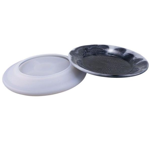 Moules DIY Dish Sile Moule Round Shape Plats de résine Moules de résine Epoxy Bowl Plate Mods Handmade Craft Tool Supplies For Bielry Drop Dhgarden DH4GU