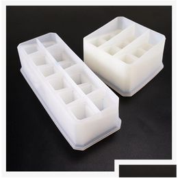 Molds Diy Epoxy Storage Box Sile Mold 9 12 Raster Rec Boxes Case Resin Molds Joodlam Accessoires Holder Makend Drop Delivery J Dhgarden DHI0O