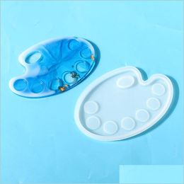 Moules Palette de palette Sil Resin Tray Epoxy DIY Craft Bijoux outils outils outils de livraison d'équipement DHHTG