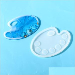 Moules Palette de palette Sil Resin Tray Epoxy DIY Craft Bijoux outils outils de livraison Équipement Dhgarden DHHSP