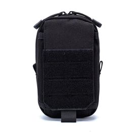 Sac à outils Molle pour accessoires, sac de taille pour cyclisme en plein air, alpinisme, randonnée, téléphone portable, rangement tactique divers, 3238842