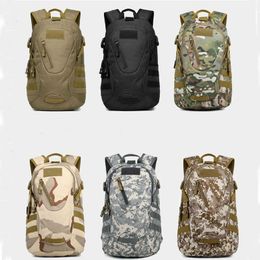 Molle Camouflage Rugzak Canvas Militaire Tassen Tactico Hunting Pack Tactical Sport Rugzak Rits Cargo SWAT Bag Bolsa Q0721