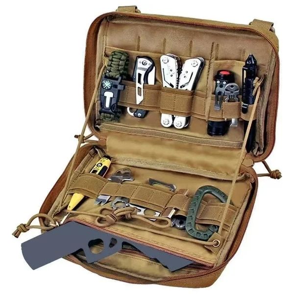 Bolsa militar Molle, bolsa médica EMT, paquete de emergencia táctico para exteriores, accesorios de caza y acampada, Kit multiherramienta de utilidad, bolsa EDC