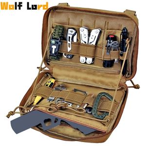 Molle Tactical Military Pouch Bag Outdoor EMT Emergency Pack Wandelen Camping Hunting Accessoires Gereedschap Kit EDC Bag Pouch 220401