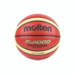 Balón de Baloncesto fundido XJ1000 Tamaño oficial 765 Cuero de PU para entrenamiento de partidos en interiores y exteriores Hombres Mujeres Adolescente Baloncesto 240102