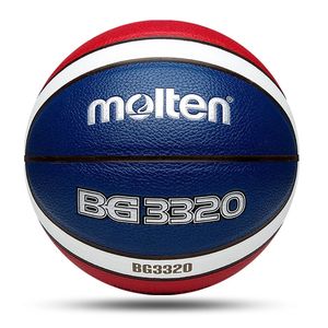 Balles de basket-ball fondu taille officielle 7/6/5 PU MATÉRIAUX PU INDOOR Street Street Match Training Game Men Women Child Basketbol Topu 240418