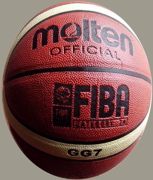 Basket-ball fondu GG7 SIZE7 Basketball PU Materia 1PCSLOT AVEC BALL PUMPNET BAG2PCS PINS8961700
