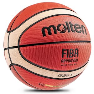 Baloncesto Molten Baloncesto PU Certificación Oficial Competencia de baloncesto Basket Ball Mens y entrenamiento de mujeres Tamaño de la pelota 7 6 5 240527
