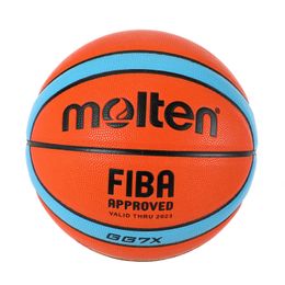 Molten GG7X SIZE7 Basketball PU Competition officielle de certification Standard Ball Mens and Womens Training Ball Team Basketball 240408