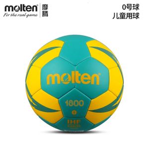 Gesmolten HX1800 Handbal Inflatie Free Officiële standaardgrootte 0123 PU Handsteekbal voor kinderen Indoor Training 231221