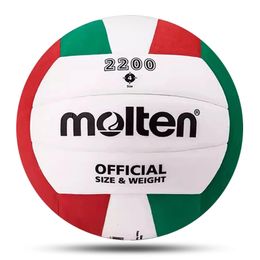 Boules de volleyball en fusion de volley taille 4 BALLE EVA MONAM pour l'homme Femmes intérieures Sports extérieurs Traine de plage Voleibol 240510