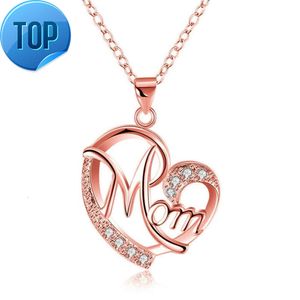 Collier en diamant cœur pour maman, cadeau parfait pour la fête des mères, bijoux pour femmes