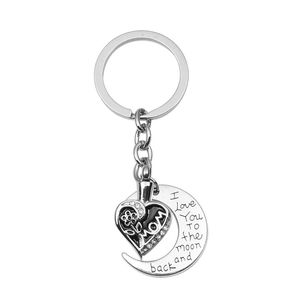 Moeder met Rose Urn Sleutelhanger Moon Ashes Memorial Keepsakes Crematie Sieraden met Trechter en Gfit Bag242s