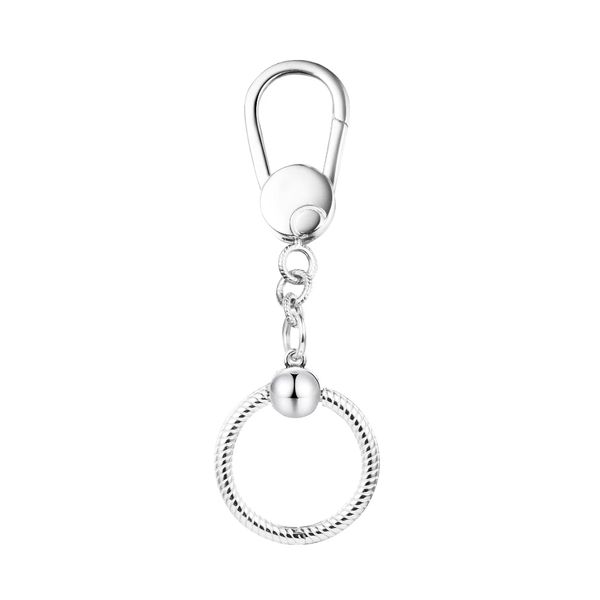 Moments Petit porte-breloque pour sac Charms Authentique 925 Perles en argent sterling Convient aux bijoux de style européen Pandora Bracelets Collier DIY Cadeau pour femme 399567C00