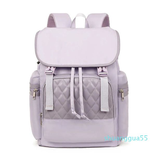Bolsa de mamá, nueva mochila sencilla, mochila en capas multifuncional con aislamiento para madre y bebé