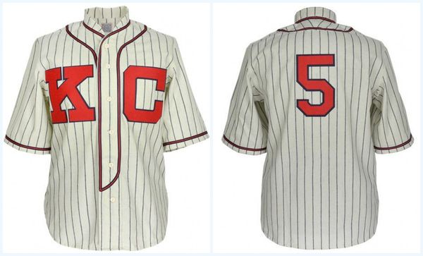 Monarchs 1945 Home Jersey N'importe quel joueur ou numéro de point cousu Tous cousus de haute qualité Livraison gratuite Maillots de baseball