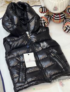 Moncl2023New doudoune à capuche de haute qualité vêtements pour enfants gilet vers le bas manteau enfant doudoune vêtements enfants vêtements cadeau de noël