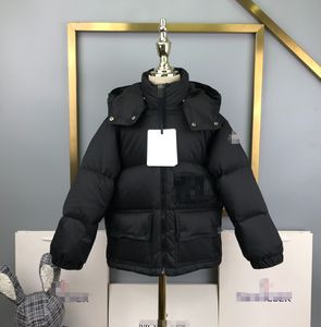 Moncl2023Ropa de gama alta para niños, chaqueta de plumón para niño y niña, ropa de diseñador para niños, chaqueta de plumón negra para niños, regalo de Navidad, escuela jojo, simbakids, tamaño 110-160cm