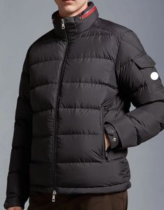 Designer donsjack Herenmode Stand Kraag pufferjack Armzak Badge donsjack Winter Outdoor warme jas maat 1--6