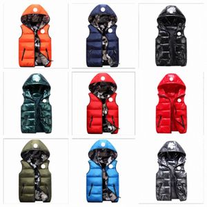 Monclair Designer Mens Down Vest Jackets Brand Mouwloze Lady Vest Luxe borduurwerk Badge Outerwear topkwaliteit O87X#