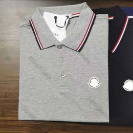 Monclair Polo-Luxushemd, klassisches Herren-Poloshirt, Designer-Sommer-Herrenhemden, Marken-Poloshirt, Business-Casual-T-Shirt, Hemden im englischen Stil, asiatische Größe M--xxl 48X6