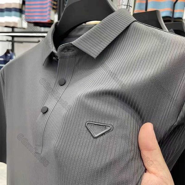 Monclair Polo Camisa de lujo Camisa polo clásica para hombres Camisas de verano para hombres Camisa polo de marca Camiseta informal de negocios Camisas de estilo inglés Tamaño asiático M - xxl O27R