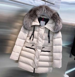 Monclair Femme Designers Veste Femmes Down Manteau d'hiver Parka surdimensionné col de fourrure moelleux fermetures à glissière à capuche mi-longueur manteaux femmes Puffer