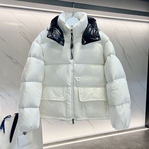 Monclairer Abbaye Winter Mode Vierkante Zakken Vrouwen Donsjack Massaal Letters puffer jassen Outdoor Casual Capuchon vrouw warme jas maat 0--4 ALVE