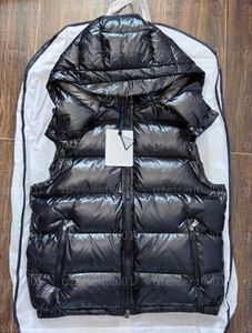 Chaqueta para hombre Chaleco Diseñador Gilet Chalecos de ganso Cuello alto Sin mangas Sudadera con capucha Cálido y acogedor Moda Diseñadores clásicos Puffer Hombres Ropa