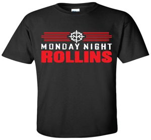 Lundi soir Rollins Tshirt Wrestling Seth T-shirt Summer Style Fashion Men T-shirts Top Tee Couleurs de réduction entières HIGH Qual4749480