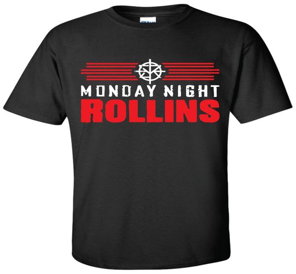 Monday Night Rollins Wrestling Wrestling Seth T Shish Style Style Fashion Men T Shishs Top Tee Colors de descuento entero High Qual4749480