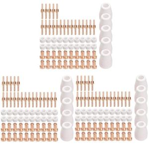 Mondstukken 195 pièces Kit de buses d'électrodes de pointe de coupeur de Plasma accessoires consommables pour outils de soudage de coupeur de Plasma PT31 30 40 50FSPHFU