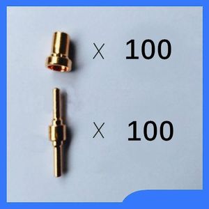 Mondstukken Plasma CUT Nozzle Tip Elektrode voor P80 Panasonic Cutter Torch CNC Air Plasma Snijmachine Fakkel Accessoires Hafnium Qty20