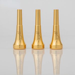 Monette Bb Trumpet Mouthpiece, 7C, 5C, 3C Size, Pro Silver/Gold Plated Copper, Musical Brass Instruments Trumpet Accessories