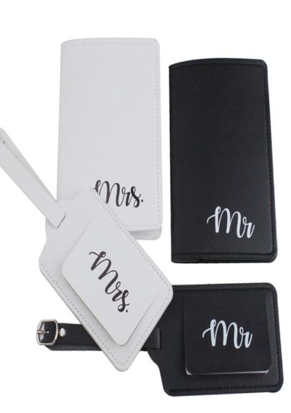 Clips para dinero, bolsa de pasaporte de cuero PU para parejas, bolsas de Cericate en blanco y negro, carpeta para pasaporte, funda para boleto de avión 20221010 E34688163