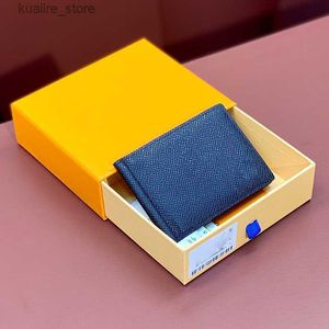 Money Clips Mens Card Holder Designer Wallet Original Leather Wallets Business Credit Top Kwaliteit Geld Clip Canvas Luxe zakje met doos M61700 L410