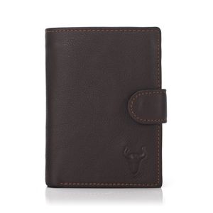 Clips de dinero para hombre con bloqueo RFID Cartera de cuero suave real negro o café dos colores que puede elegir