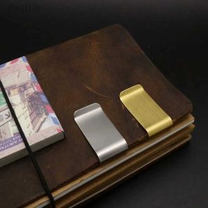 Geld Clips Simple Design Silver Metal Clamp Gold Color 2 Colors Banknote Holder Cash Clamp Credit Card ID Clips Money Clip 240408