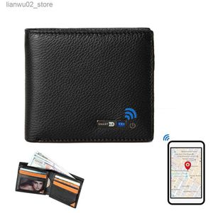 Money Clips Smart Wallet Fashion Wallet GPS Bluetooth Tracker Gift for Father's Day Slim Credit Card Holder Cartera Hombre Tarjetero Wallets Q230921